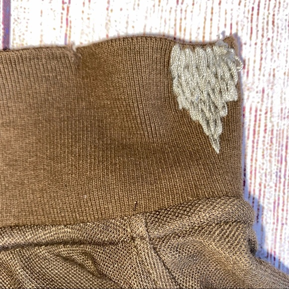 Yay Couture Large Long Sleeve Shirt Extensive Beading&Distressing EUC - Picture 8 of 10